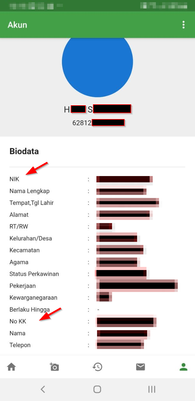 Update nik upak